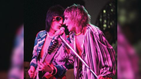 ¡Rod Stewart volvió a tocar junto a Ron Wood!