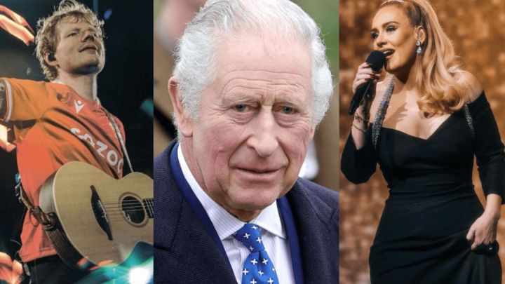Adele y Ed Sheeran se negaron a actuar en la coronación del Rey Carlos III