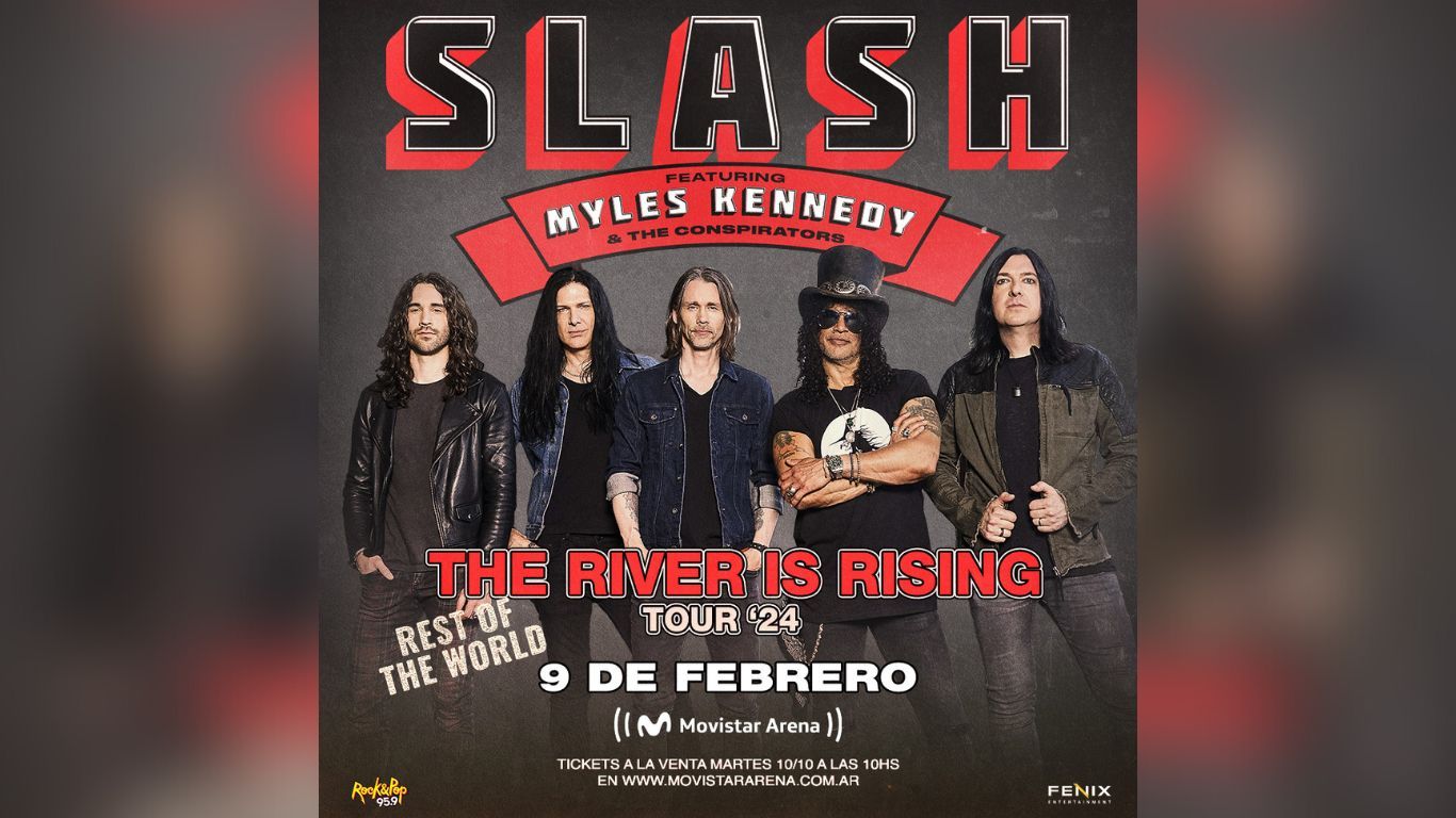 ¡NOTICIÓN! Slash confirmó show en Argentina