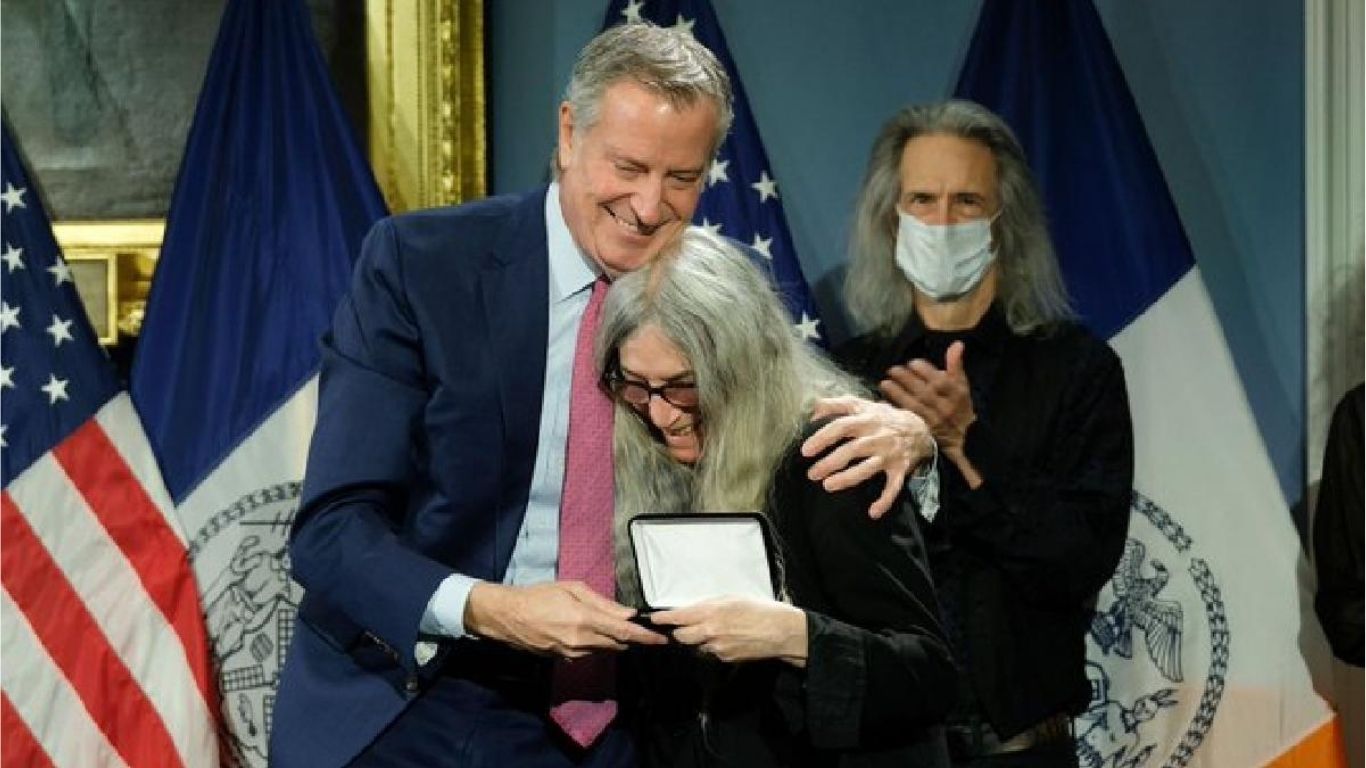 Patti Smith recibió las llaves de la ciudad de Nueva York