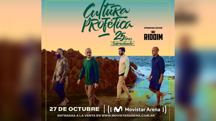 ¡Reggae recargado! Riddim abrirá el show de Cultura Profética