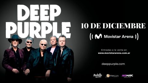 Deep Purple vuelve a la Argentina: arranc&oacute; la venta de entradas