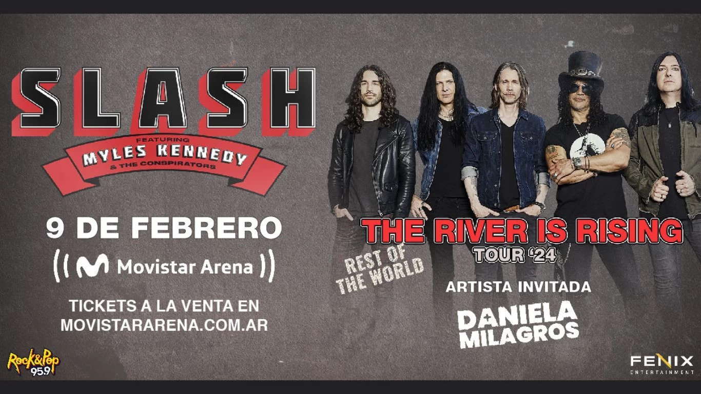 [SORTEO] ¡Cuenta regresiva para Slash Ft Myles Kennedy And The Conspirators!