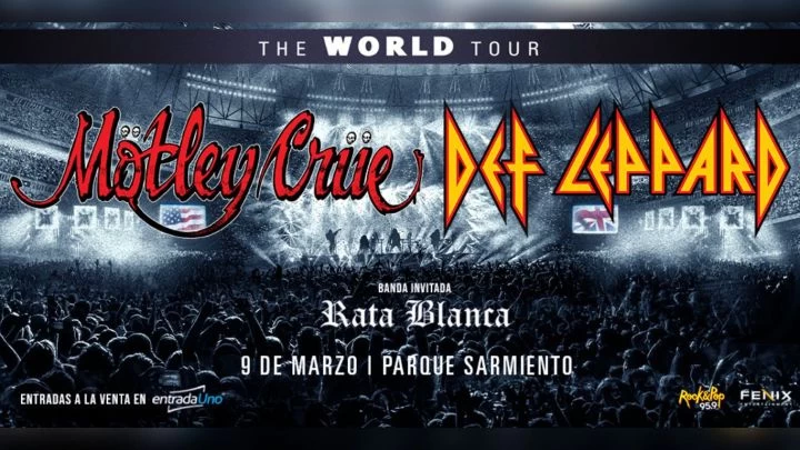Rata Blanca se suma al show de Mötley Crüe y Def Leppard