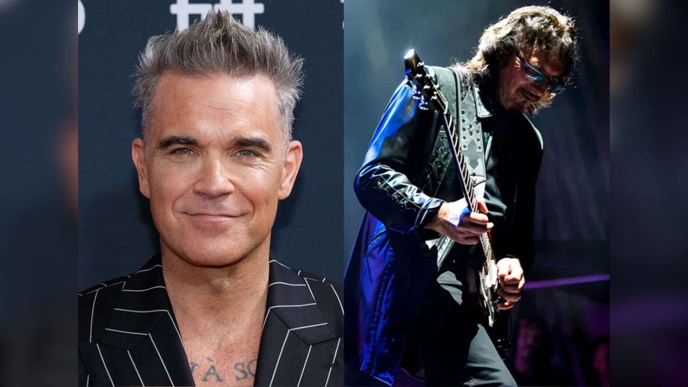 Escuchá a Tony Iommi tocando junto a Robbie Williams en “Rocket”
