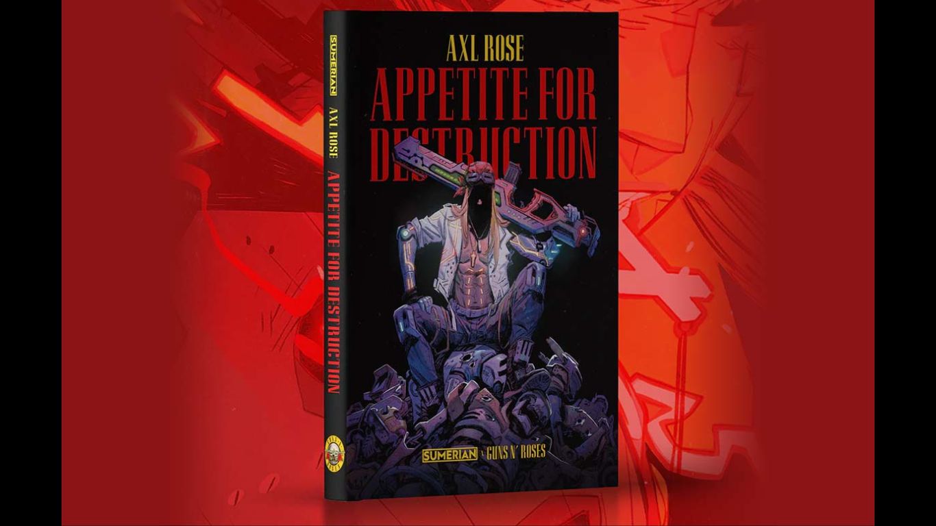 Se viene la novela gráfica de Axl Rose “Appetite for Destruction”