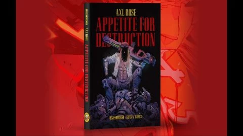 Se viene la novela gráfica de Axl Rose “Appetite for Destruction”