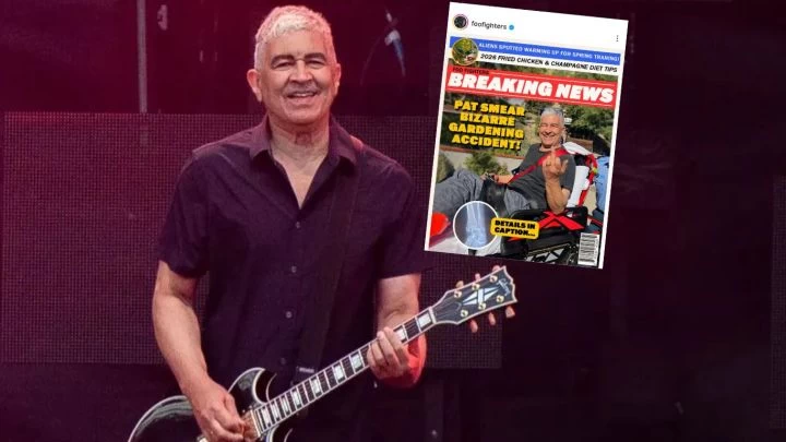 Pat Smear de Foo Fighters se lesion&oacute; y se perder&aacute; la gira