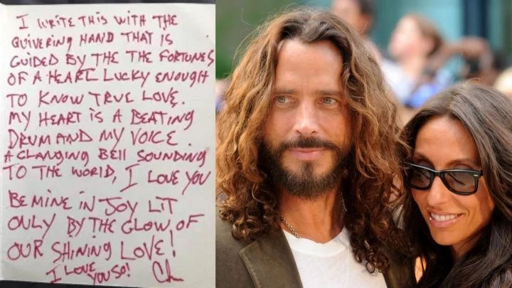 Vicky Cornell compartió una carta de su marido
