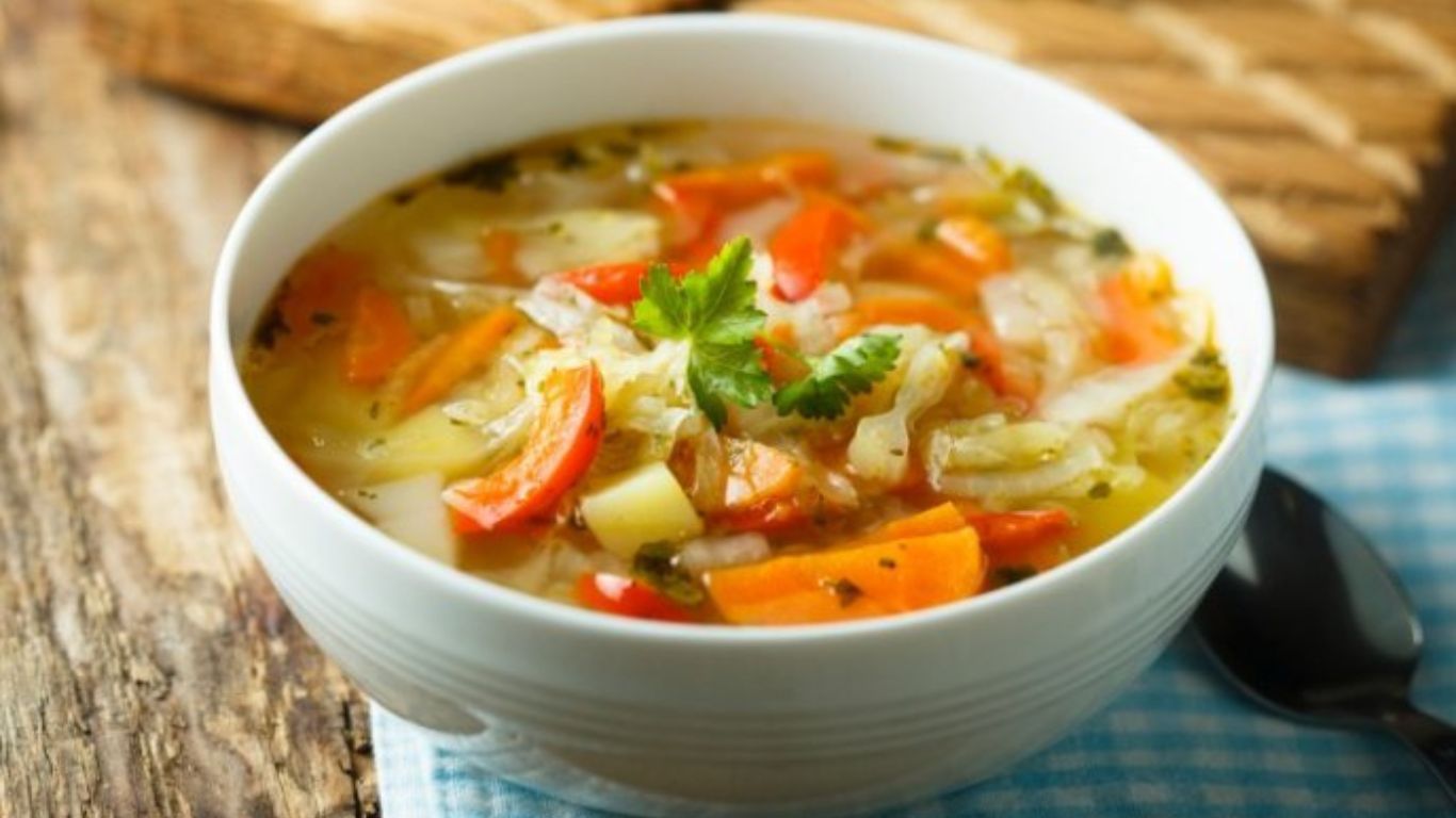Comidas de invierno: sopa, pasta y alto guiso