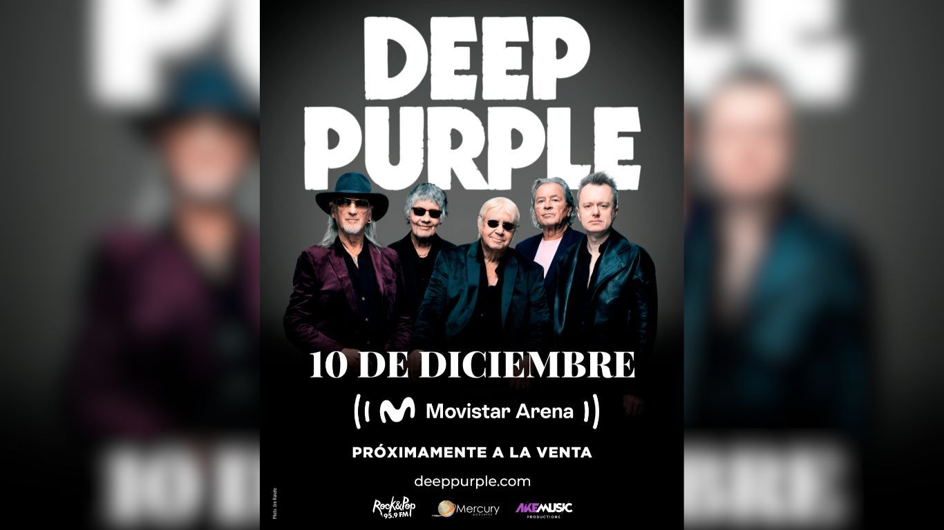 Deep Purple regresa a Buenos Aires: show el 10 de diciembre de 2026 en el Movistar Arena — image 2
