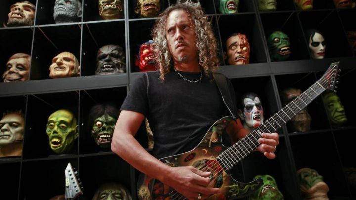 Kirk Hammett y su colección de objetos de películas de terror