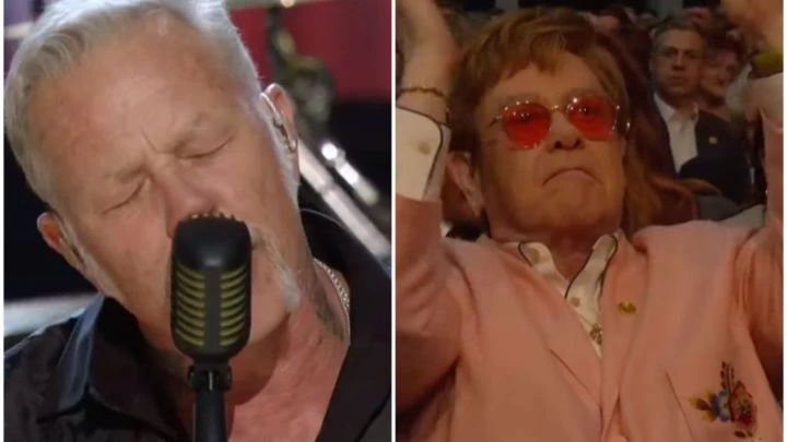 Metallica se despachó con un super cover de Elton John