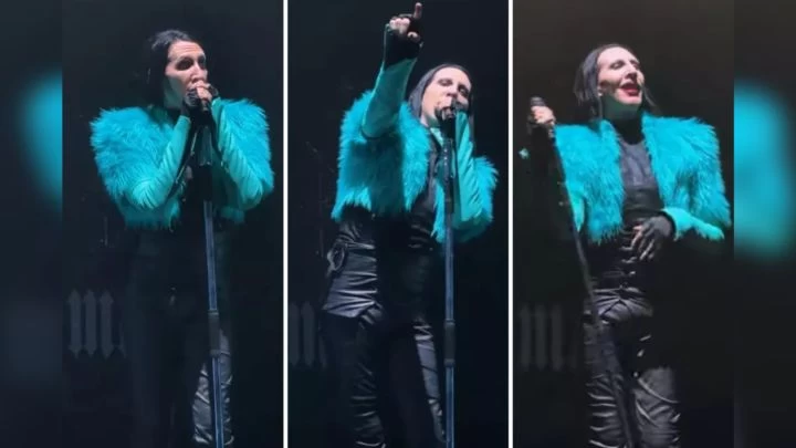 Marilyn Manson frenó su show para contar cómo enterró las drogas en el desierto