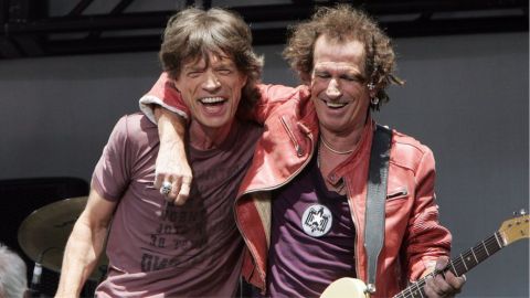 Inauguraron estatuas de Mick Jagger y Keith Richards