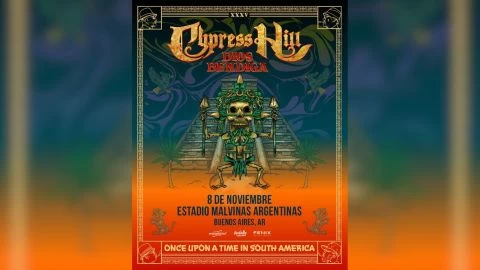 ¡Bomba confirmada! Cypress Hill regresa a la Argentina