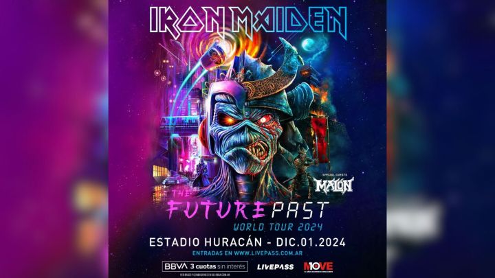 Iron Maiden anuncia su regreso a la Argentina en 2024