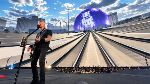 Metallica arrancó su residencia en The Sphere de Las Vegas