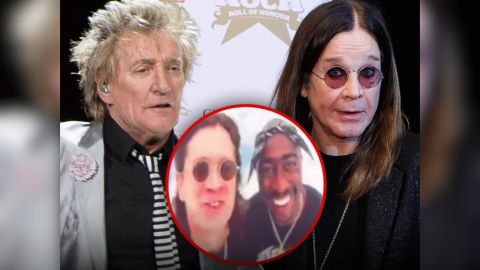 El polémico video homenaje de Rod Stewart a Ozzy Osbourne