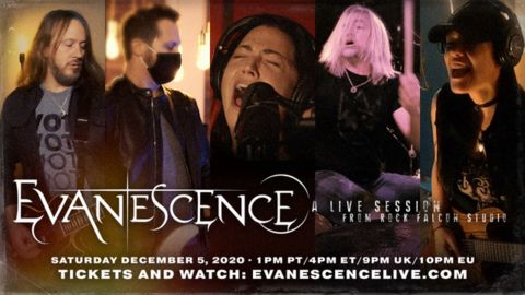 Evanescence anuncia show por streaming