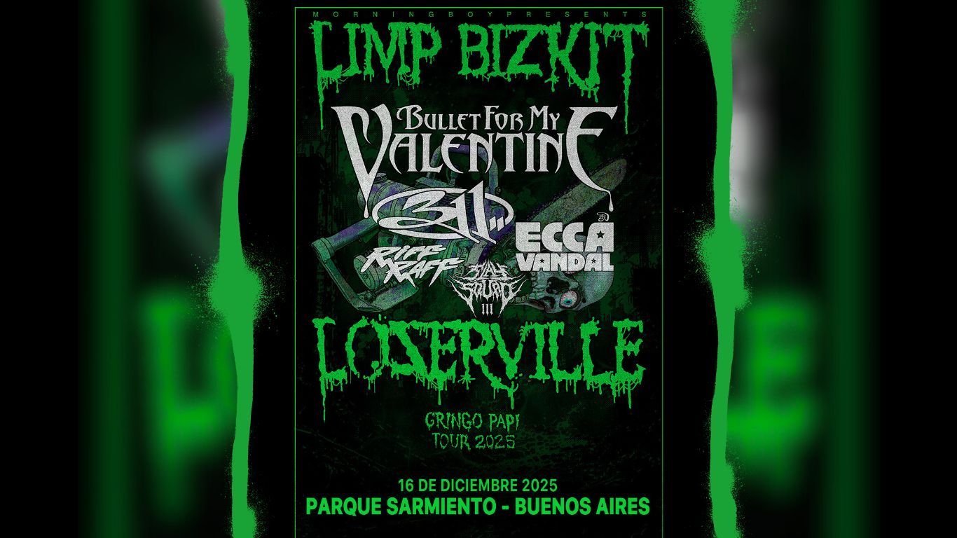 Bullet For My Valentine se suma al Loserville Tour en Argentina