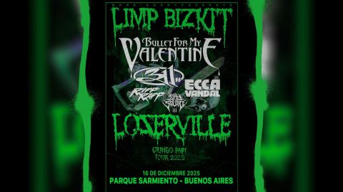 Bullet For My Valentine se suma al Loserville Tour en Argentina