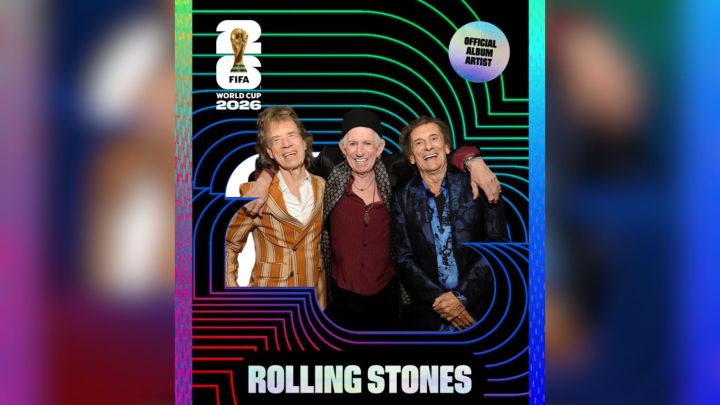 The Rolling Stones presentes en el álbum oficial del Mundial 2026