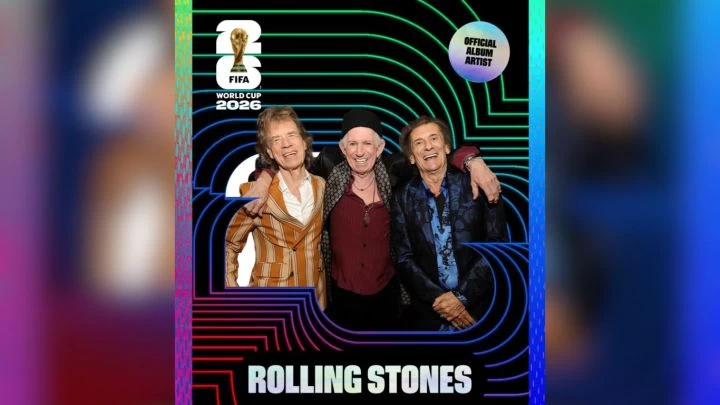The Rolling Stones presentes en el álbum oficial del Mundial 2026
