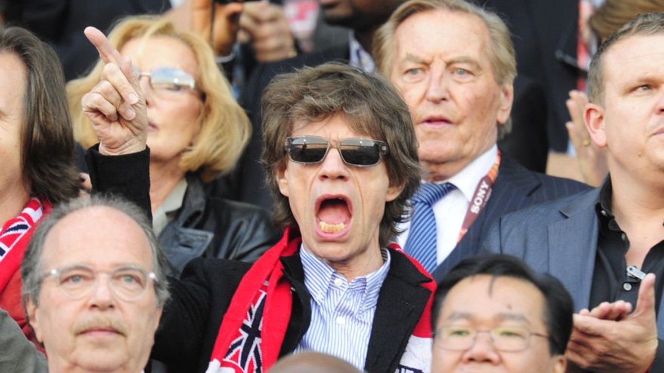 Mick Jagger violó la cuarentena por la Eurocopa