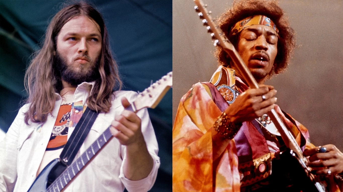 Así se sintió David Gilmour al ver a Jimi Hendrix tocar en vivo