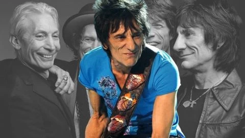 Ron Wood celebra 50 años siendo un Rolling Stone