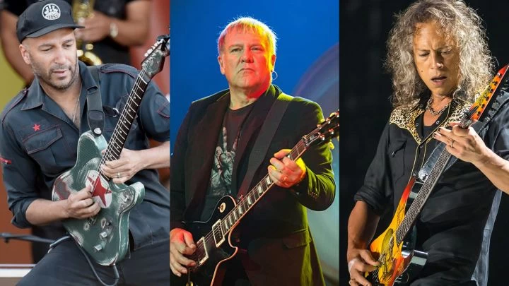 Colaboración de Alex Lifeson, Kirk Hammett y Tom Morello