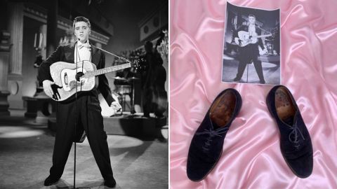 Subastan un icónico calzado de Elvis Presley