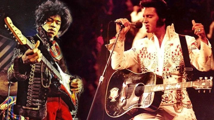 El  sorprendente dibujo que Jimi Hendrix hizo de Elvis