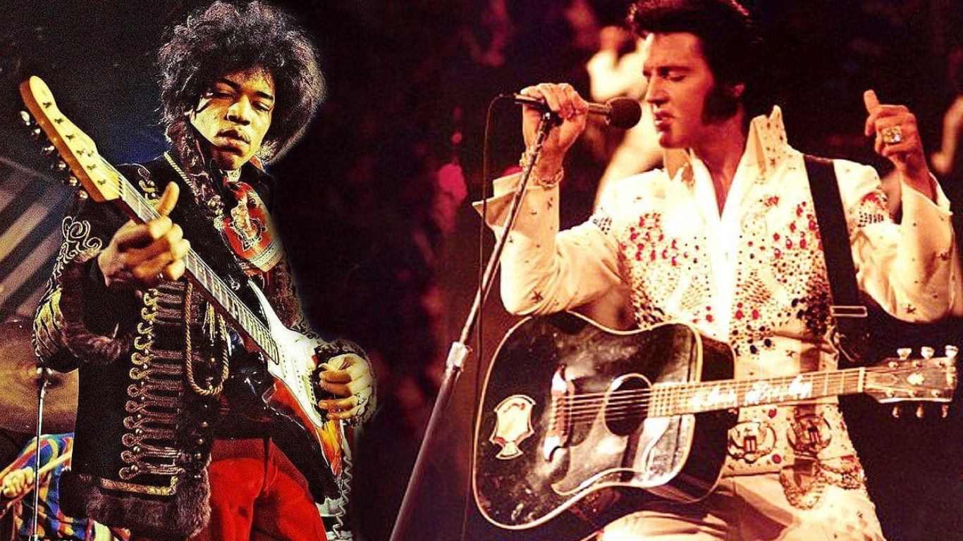 El  sorprendente dibujo que Jimi Hendrix hizo de Elvis