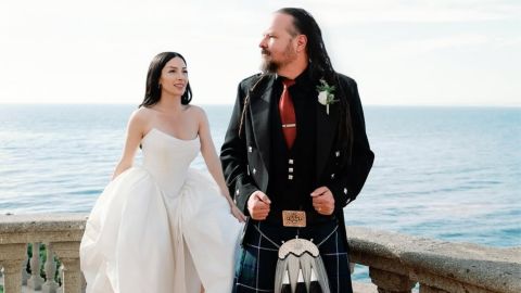 La romántica boda renacentista de Jonathan Davis