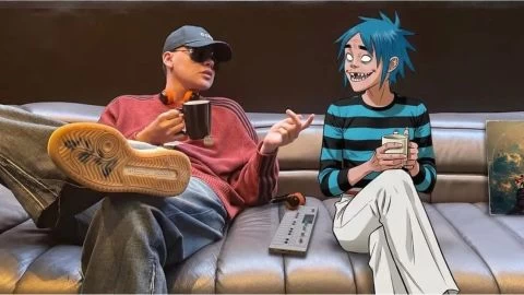 Gorillaz lanz&oacute; "Orange County", su colaboraci&oacute;n con Bizarrap