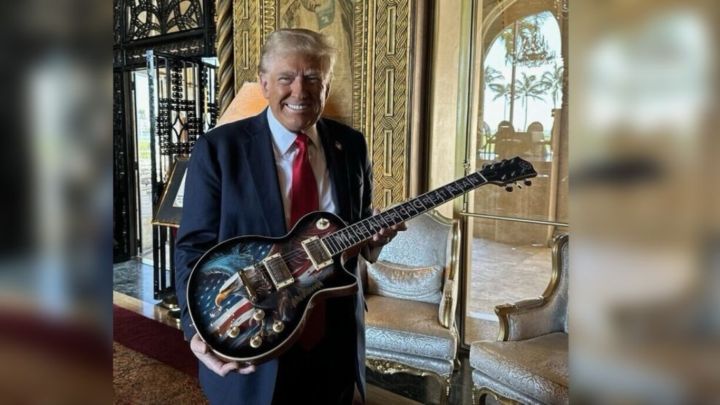 Gibson acusa a Trump de copiar el diseño de sus guitarras