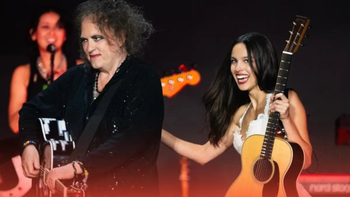 Mirá a Robert Smith cantando dos clásicos con Olivia Rodrigo