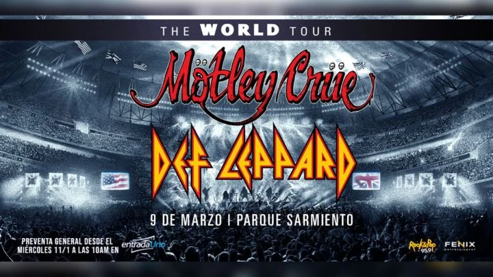 ¡NOTICIÓN! MÖTLEY CRÜE y DEF LEPPARD EN ARGENTINA