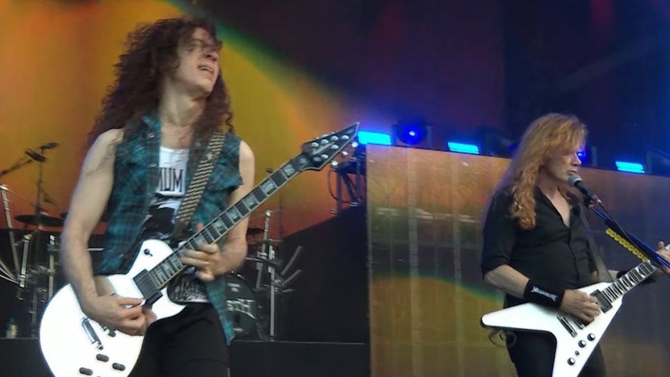 Épico reencuentro: Marty Friedman volvió a tocar con Megadeth