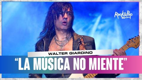 [ENTREVISTA + SORTEO] Walter Giardino en Rock &amp; Pop: “La música no miente”