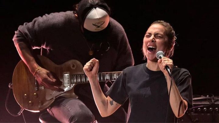 Lady Gaga a cara lavada en los Oscars 2023