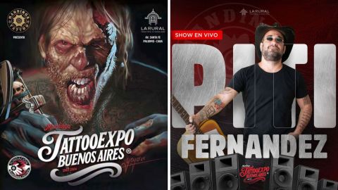 [SORTEO] ¿Querés ir a la Tattoo Expo Buenos Aires 2026 y ver a Piti Fernández en vivo?