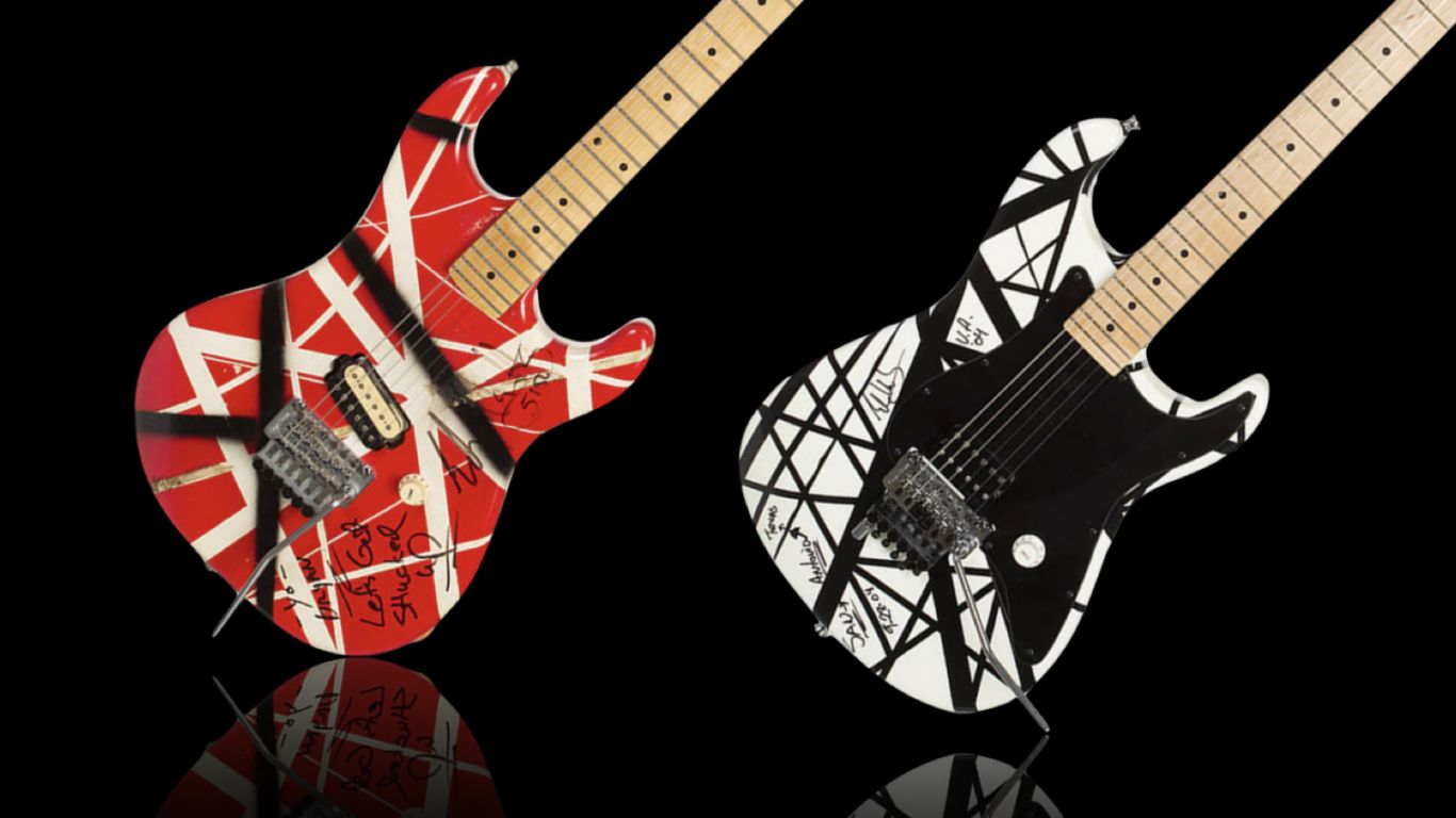 Subastan dos guitarras de Eddie Van Halen
