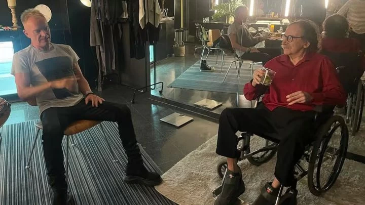 Sorpresa: Charly García anunció una colaboración con Sting