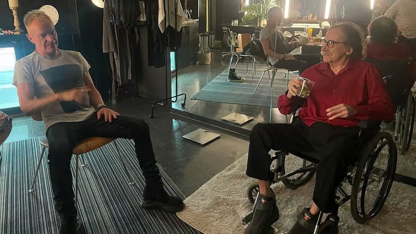Sorpresa: Charly García anunció una colaboración con Sting
