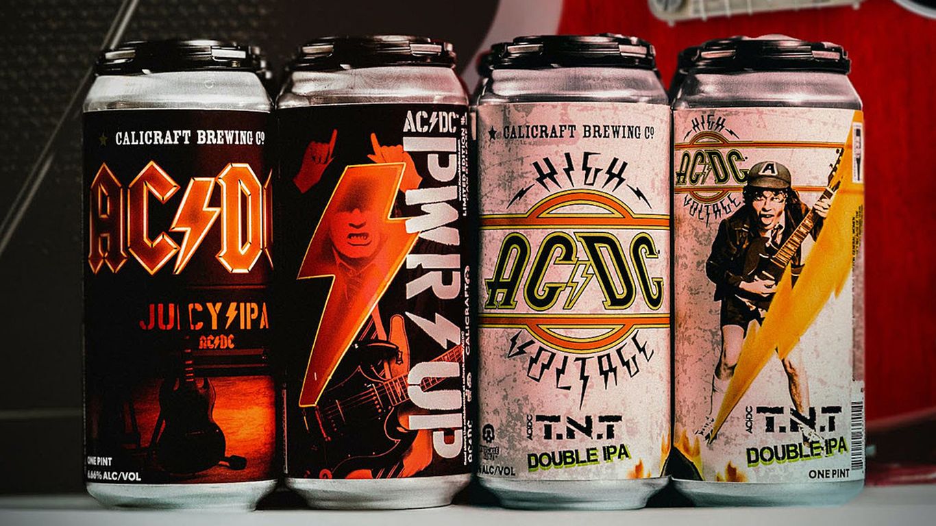 Nuevas cervezas artesanales de AC/DC