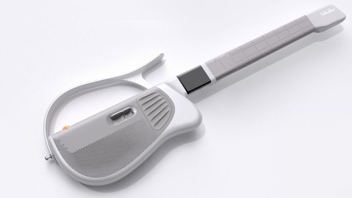 De plástico y sin cuerdas: así es la primera guitarra con IA