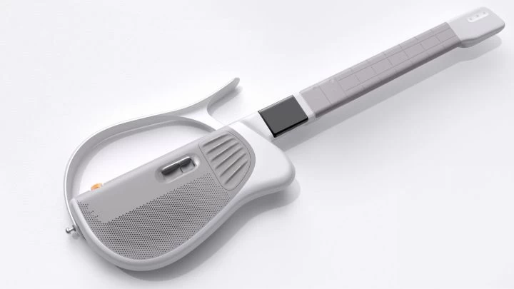 De plástico y sin cuerdas: así es la primera guitarra con IA